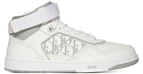 men dior b27 high-top sneaker|Dior oblique white sneakers.